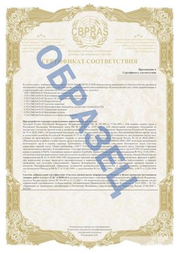 Образец Приложение к СТО 01.064.00220722.2-2020 Хабаровск Сертификат СТО 01.064.00220722.2-2020 